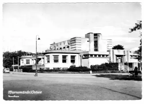 AK, Rostock Warnemünde, Strandhaus, 1961