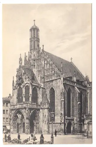 AK, Nürnberg, Frauenkirche, um 1908