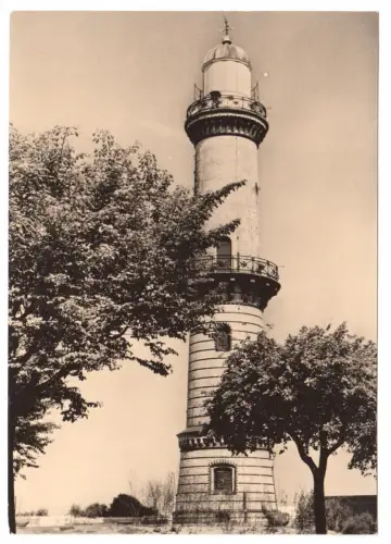 AK, Rostock Warnemünde, Leuchtturm, 1964