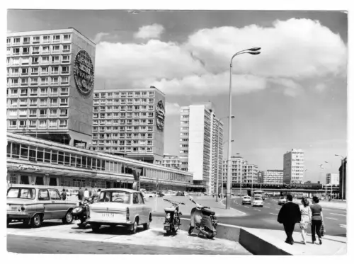 AK, Berlin Mitte, Partie in der Grunerstr., 1972