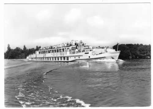 AK, Berlin, Weiße Flotte Berlin, MS "Bertold Brecht", 1967