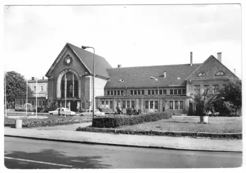 AK, Köthen Anh., Bahnhof, 1977