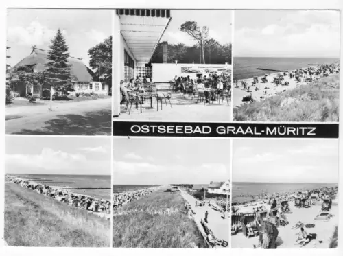 AK, Seeheilbad Graal-Müritz, sechs Abb., 1982