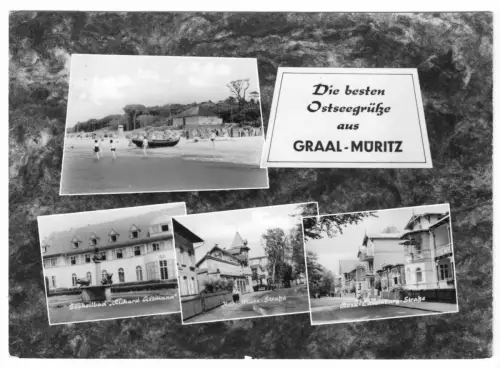 AK, Seeheilbad Graal-Müritz, vier Abb., gestaltet, 1967