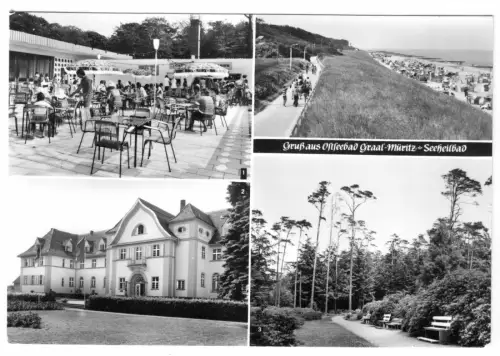 AK, Seeheilbad Graal-Müritz, vier Abb., 1976