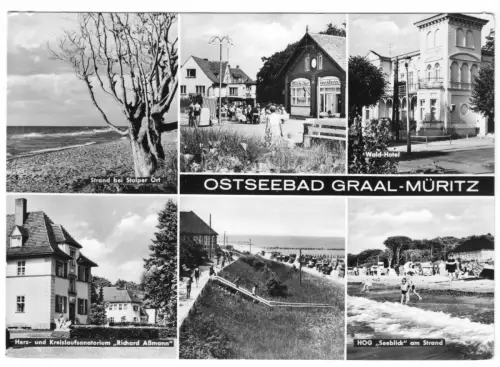 AK, Seeheilbad Graal-Müritz, sechs Abb., 1970