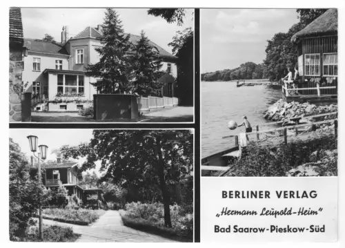 AK, Bad Saarow - Pieskow - Süd, Berliner Verlag, "Hermann Leupold-Heim", 1968