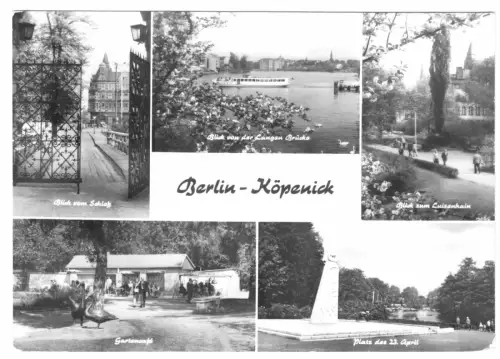 AK, Berlin Köpenick, fünf Abb., 1977