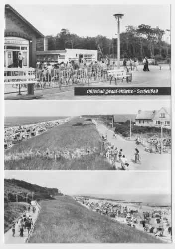 AK, Seeheilbad Graal-Müritz, drei Abb., 1976