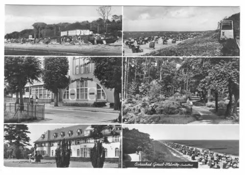 AK, Seeheilbad Graal-Müritz, sechs Abb., 1973