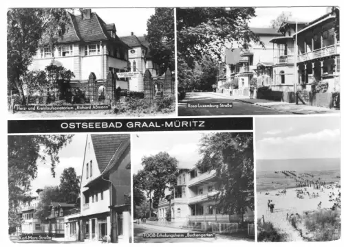 AK, Seeheilbad Graal-Müritz, fünf Abb., 1976