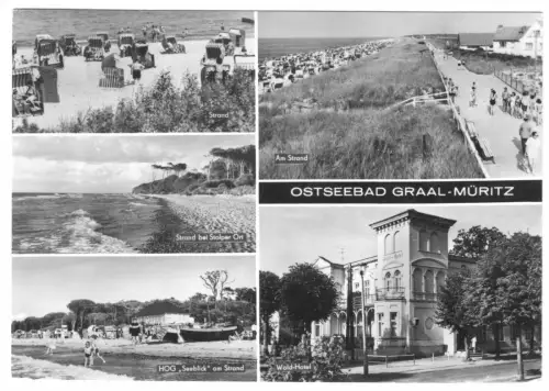 AK, Seeheilbad Graal-Müritz, fünf Abb. 1983