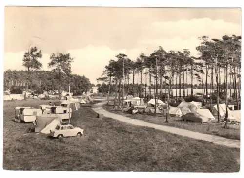 AK, Pepelow Kr. Bad Doberan, Zeltplatz, belebt, Version 2, 1967