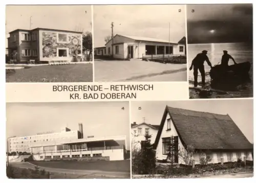 AK, Börgerende-Rethwisch Kr. Bad Doberan, fünf Abb., 1981