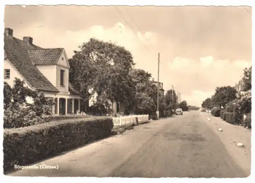 AK, Börgerende Kr. Bad Doberan, Straßenpartie, 1963