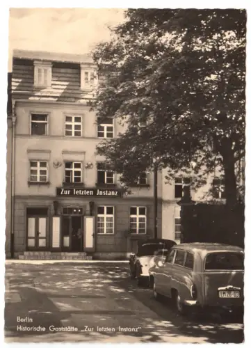 AK, Berlin Mitte, Gaststätte "Zur letzten Instanz", 1964