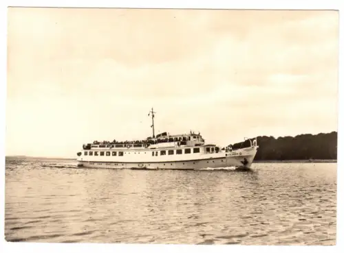 AK, Stralsund, Weiße Flotte Stralsund, MS "Seebad Ahlbeck", 1969