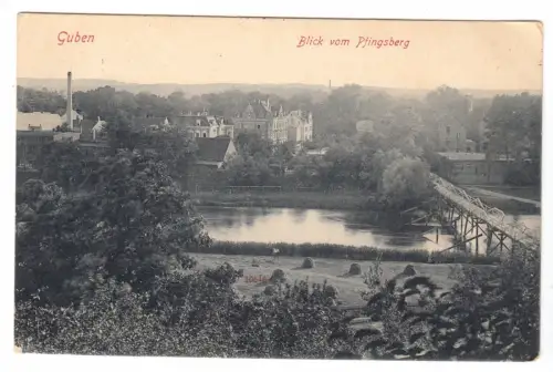 AK, Cottbus, Blick vom Pfingstberg, 1916
