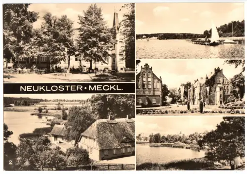 AK Großformat, 21 x 15 cm, Neukloster Kr. Wismar, fünf Abb., 1973