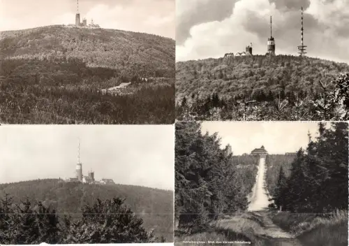 Posten von 52 versch. AK, Inselsberg Thür., 1950er bis 2000er