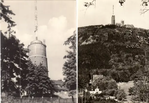 Posten von 52 versch. AK, Inselsberg Thür., 1950er bis 2000er