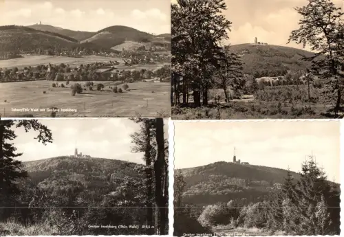 Posten von 52 versch. AK, Inselsberg Thür., 1950er bis 2000er