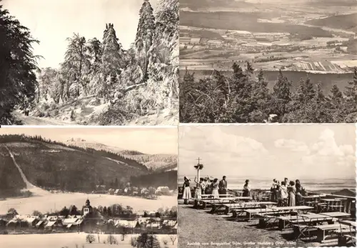 Posten von 52 versch. AK, Inselsberg Thür., 1950er bis 2000er