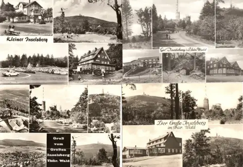 Posten von 52 versch. AK, Inselsberg Thür., 1950er bis 2000er