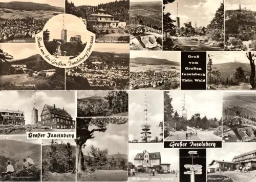 Posten von 52 versch. AK, Inselsberg Thür., 1950er bis 2000er