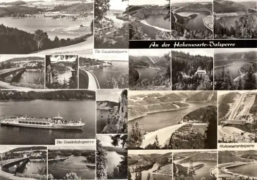 Posten von 13 versch. AK, Talsperren in Thüringen, 1960er bis 1980er