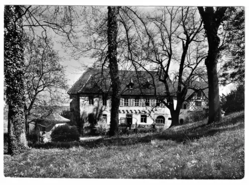 AK, Moosbach Baden, Schloß Hochhausen-Neckar, um 1978