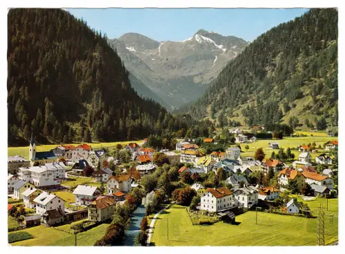 AK, Mallnitz, Kärnten, Ansicht mit Blick zum Geiselkopf, um 1962