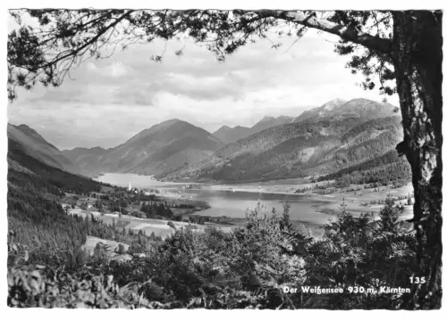 AK, Kärnten, Partie am Weißensee, 1966
