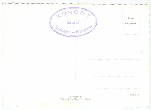 AK, Bad Lainach, Kärnten, Gesamtansicht, um 1960