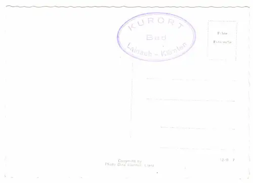 AK, Bad Lainach, Kärnten, Teilansicht, um 1960