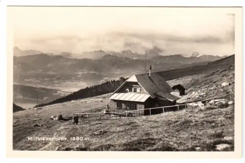 AK, Laubendorf Kärnten, Millstätter Hütte, um 1956