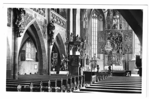 AK, Heiligenblut, Kärnten, Innenansicht der Kirche, um 1955
