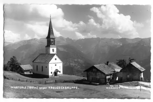 AK, Bad Lainach, Kärnten, Materle gegen Kreuzeckgruppe, um 1958