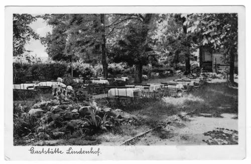 AK, Berlin Niederschönhausen, Gaststätte Lindenhof, Schloßallee 26, um 1950