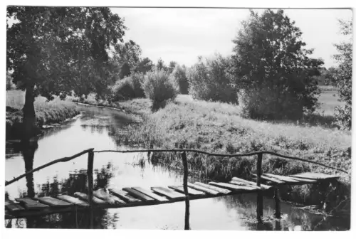 AK, Fredersdorf b. Berlin, Kr. Strausberg, Am Fließ, 1965