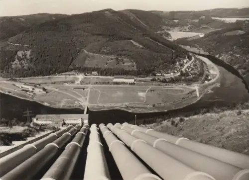 AK, Hohenwarte Saale, Pumpspeicherwerk , Hohenwartetalsperre, um 1970