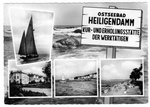 AK, Bad Doberan, OT Heiligendamm, fünf Abb., gestaltet, 1960