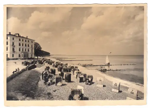 AK, Bad Doberan, OT Heiligendamm, Strandpartie, um 1958