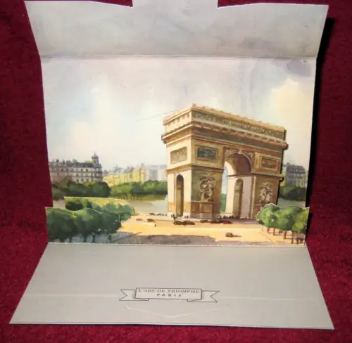 AK, Paris, L'Arc de Triomphe, um 1955