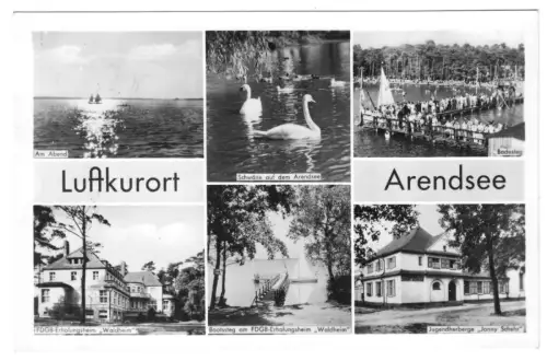AK, Arendsee Altmark, sechs Abb., 1963