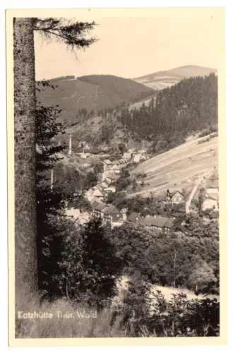 AK, Katzhütte-Oelze Thür., Teilansicht, 1962
