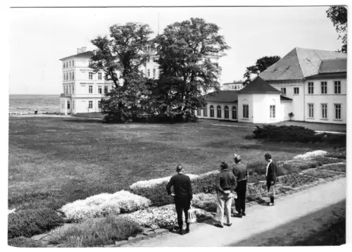 AK, Bad Doberan, OT Heiligendamm, Haus Mecklenburg mit Wandelgang, 1971