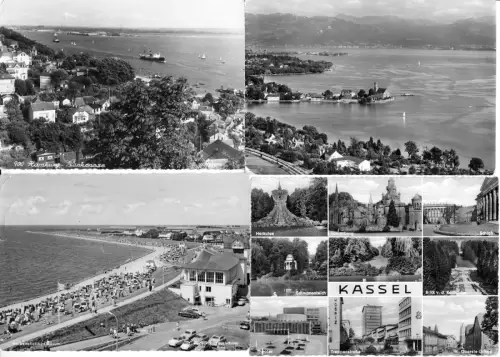 Posten von über 630 s/w Foto-AK, quer durch die alten Bundesländer, 1950er-70er