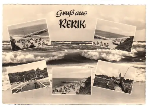 AK, Ostseebad Rerik, sechs Abb., gestaltet, 1962