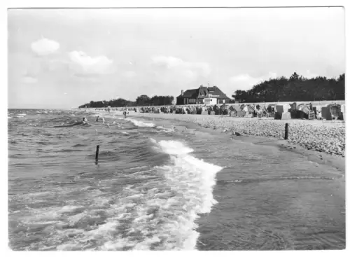 AK, Ostseebad Zingst Darß, Strand, Totale, 1976